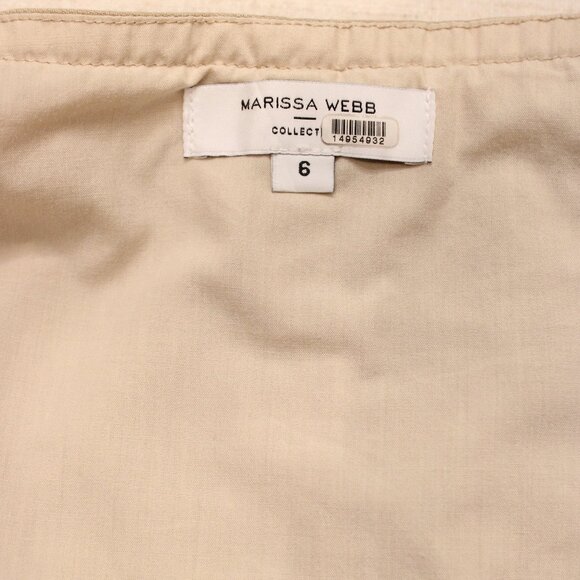 Marissa Webb, Khaki Off the Shoulder Crop Jumpsuit Size 6 - Picture 9 of 9